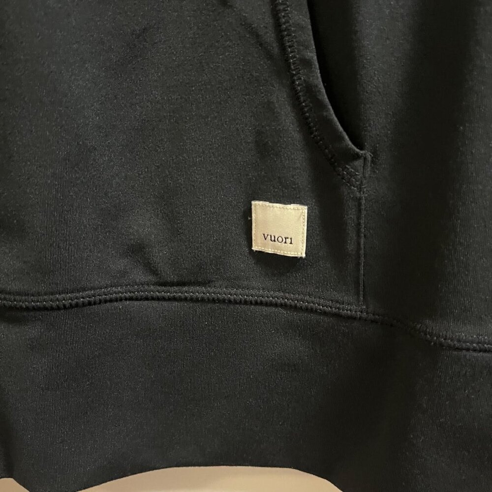 Vuori Womens Halo Performance Hoodie Size L Black Full Zip Dreamknit Gym - Picture 5 of 13